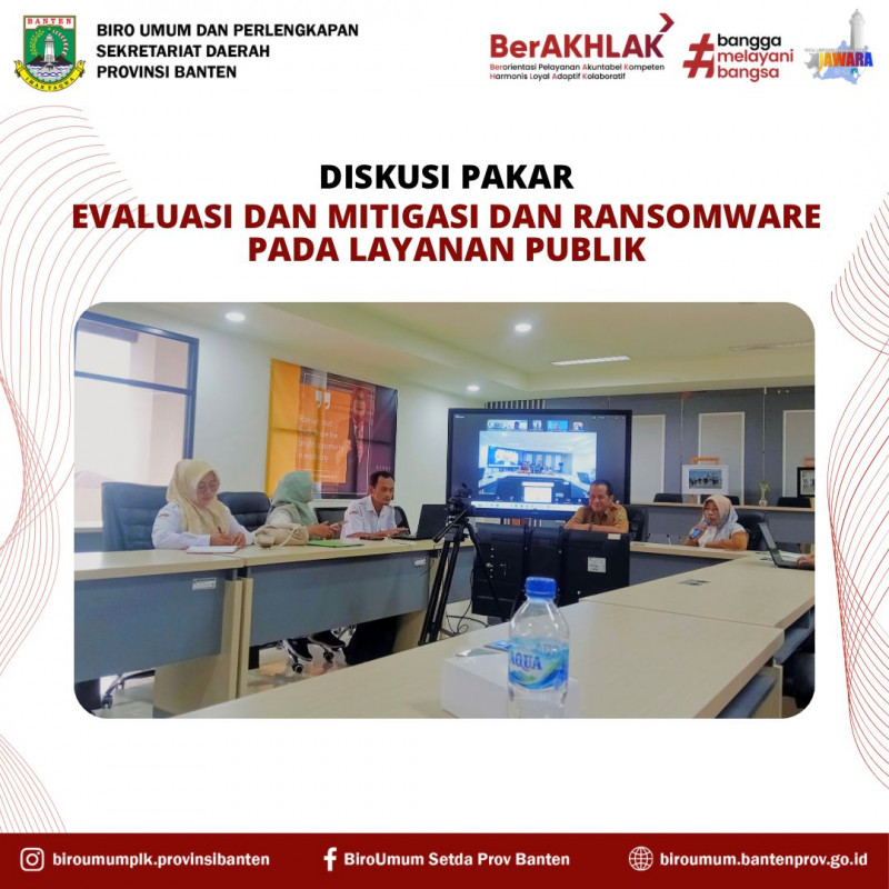 Diskusi Pakar Evaluasi dan Mitigasi dan Ransomware Pada Layanan Publik