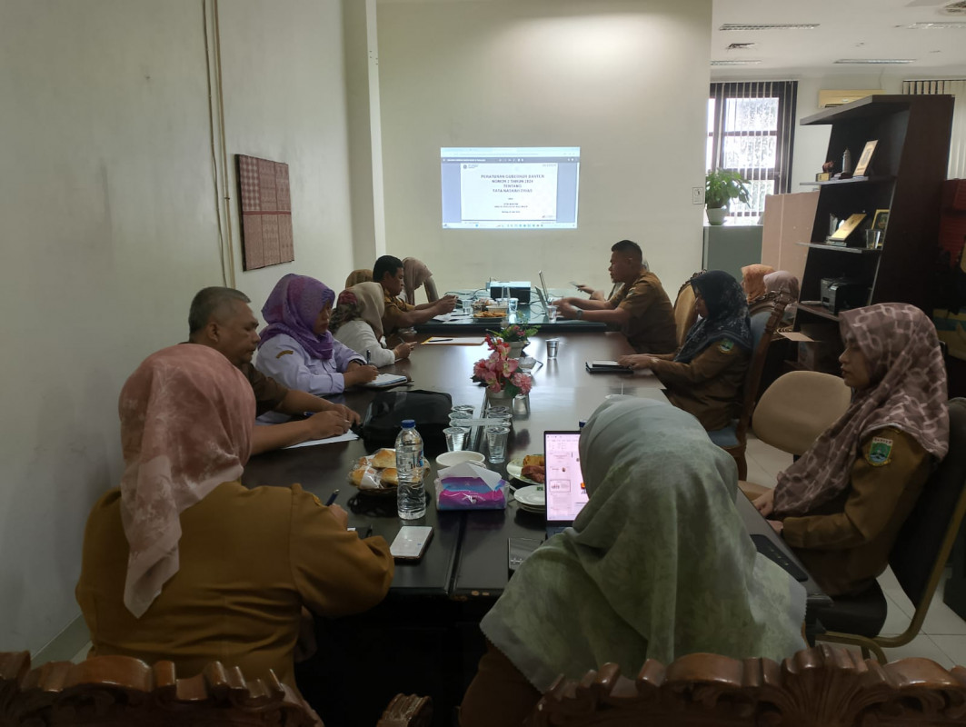 Biro Umum dan Perlengkapan Menghadiri Rapat Koordinasi Implementasi Tata Naskah Dinas dan ASN Berakhlak