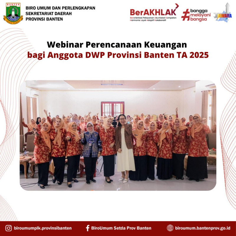 Webinar Perencanaan Keuangan bagi Anggota DWP Provinsi Banten TA 2025