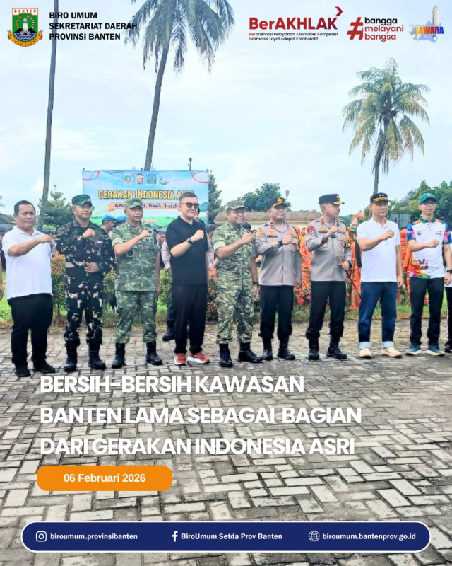 Bersih - Bersih Kawasan Banten Lama Sebagai Bagian Dari Gerakan Indonesia Asri