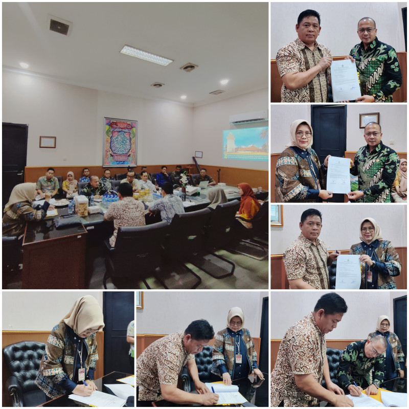 Rapat Evaluasi Pelaksanaan Kegiatan Tahun 2024 dan Penandatanganan Perjanjian Kinerja Tahun 2025