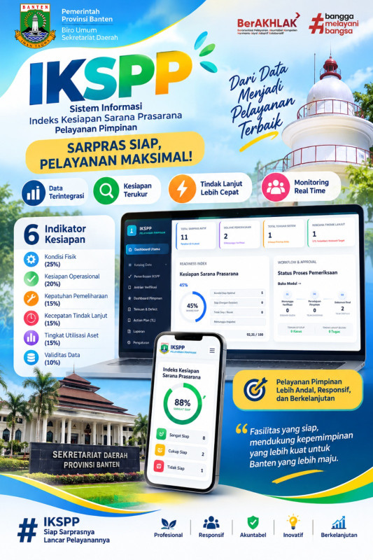 Sosialisasi dan Launching IKSPP Biro Umum Setda Provinsi Banten