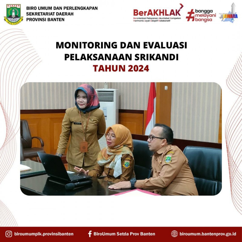 Monitoring dan Evaluasi Pelaksanaan Srikandi Tahun 2024