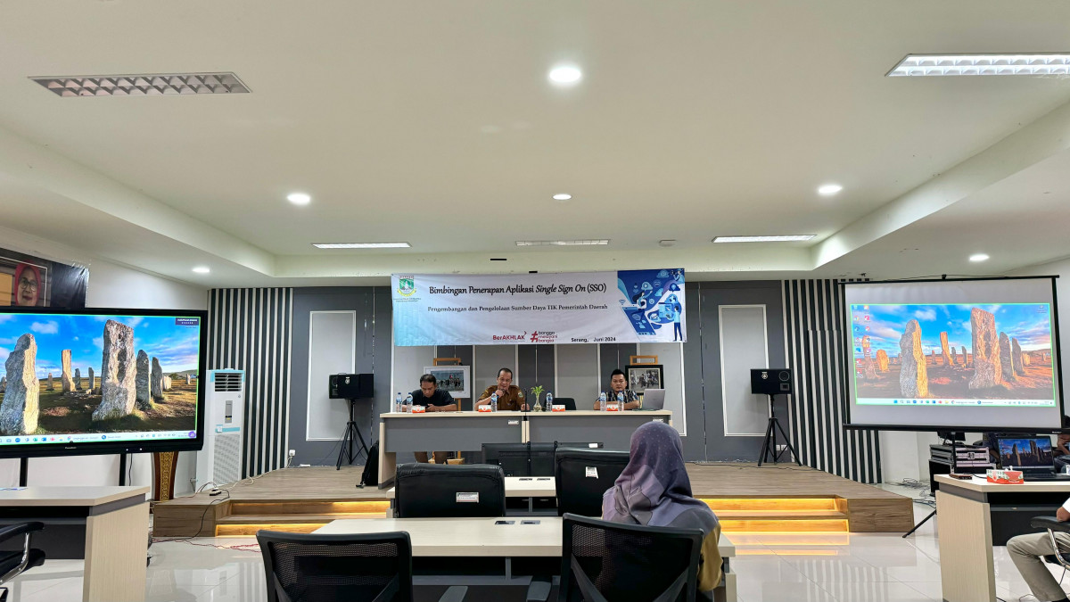 Biro Umum dan Perlengkapan Menghadiri Kegiatan Bimbingan Penerapan Aplikasi Single Sign On (SSO)